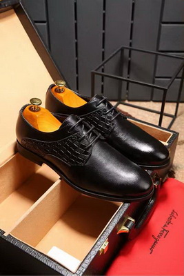 Salvatore Ferragamo Business Men Shoes--037